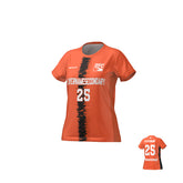 Flight Jersey Womens Static Stripe - Orange